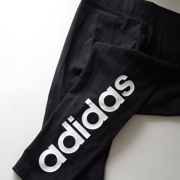 Adidas Women's Essentials Linear Tights - Picture 7 of 7